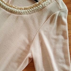 Blush Plink Light Sweater Top